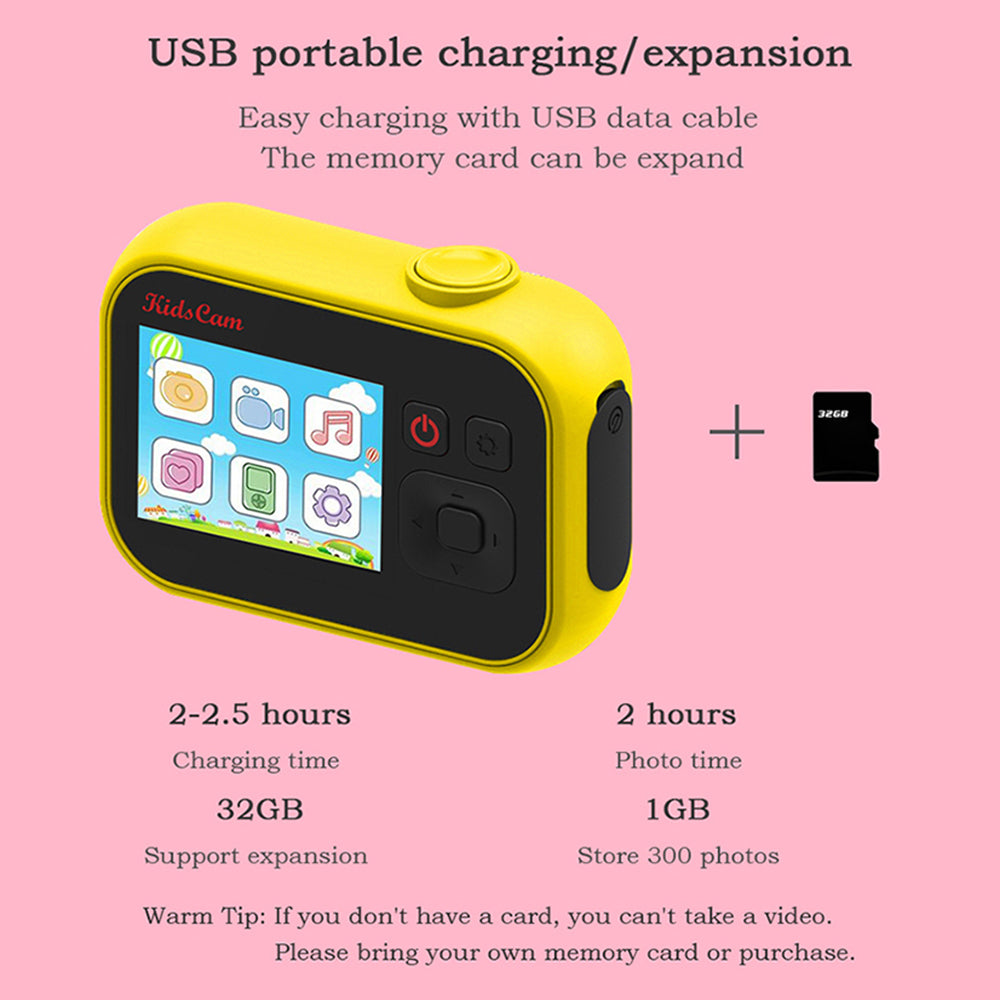 UL-1219a Mini 2-Inch Screen Kid's Educational Camera Children Video Camera Toy UL-1219a Mini 2-Inch Screen Kid's Educational Camera Children Video Camera Toy